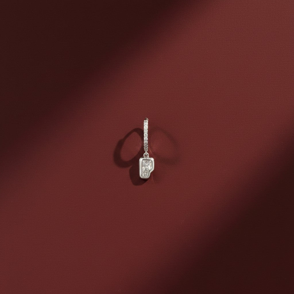 The Lucky Letter Earring