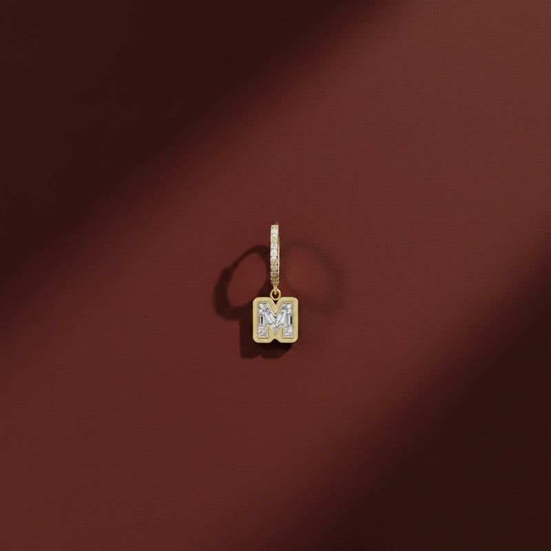 The Lucky Letter Earring
