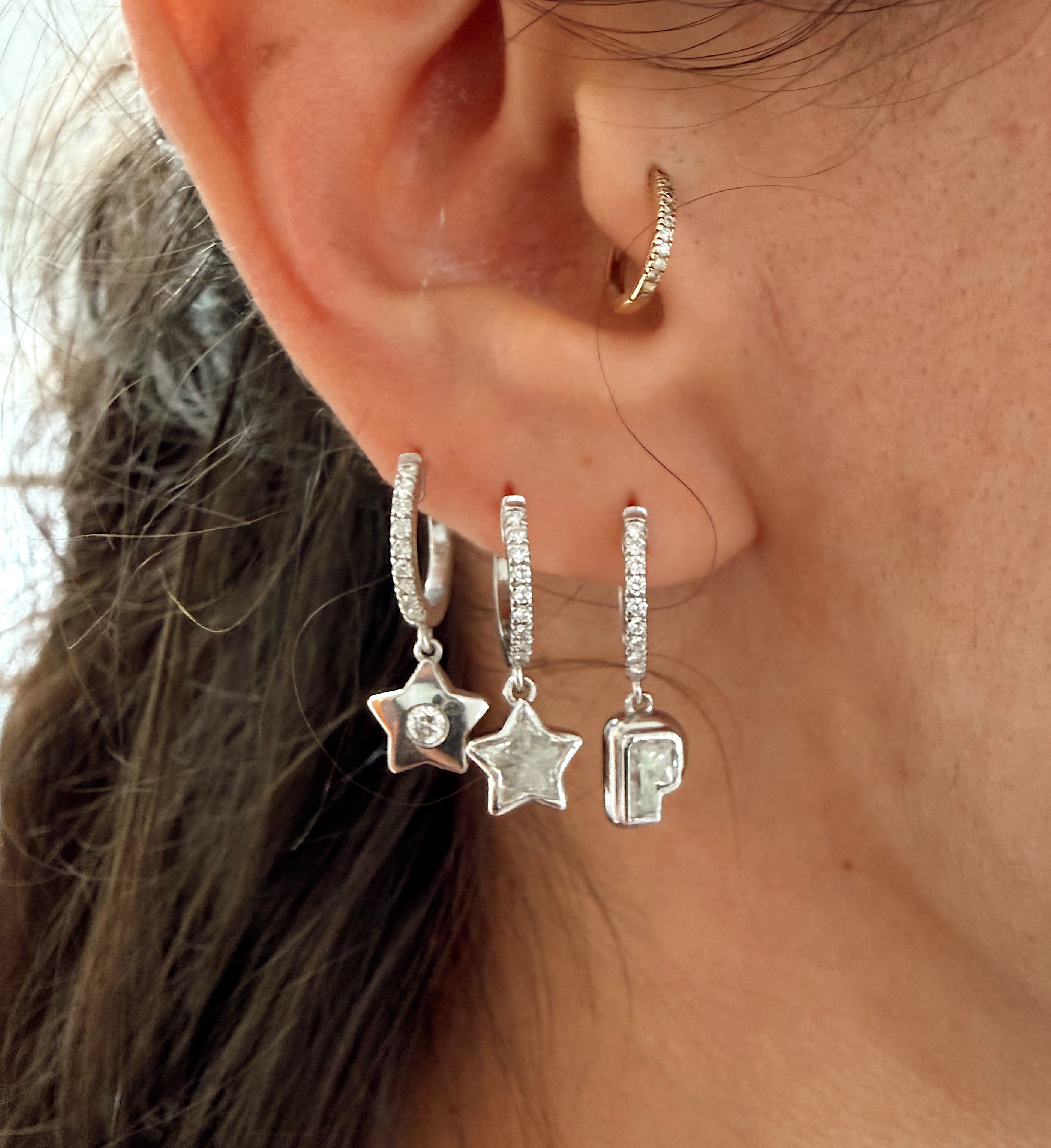The Lucky Letter Earring