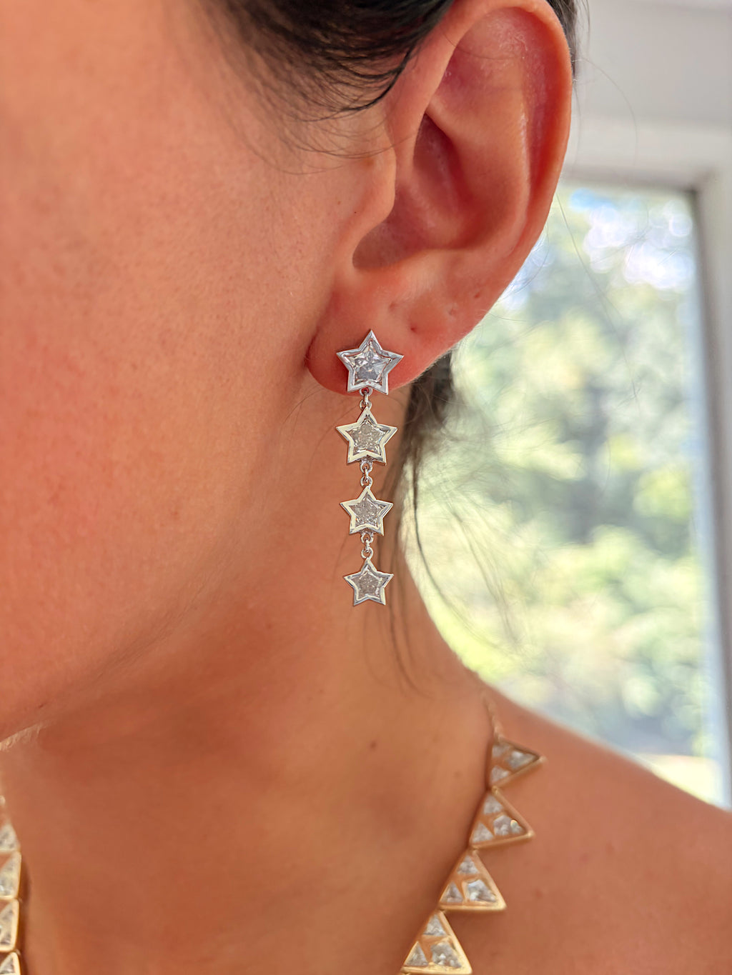 Lucky Star Drop Earrings